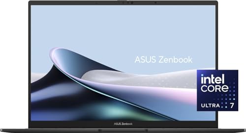 ASUS Zenbook 14 OLED 2024 Business Laptop 14" WUXGA Touchscreen 16-Core Intel Ultra 7155H 16GB LPDDR5 1TB SSD Intel ARC Graphics Thunderbolt 4 Wi-Fi 6E Backlit Keyboard Win11 Home w/ONT 32GB USB