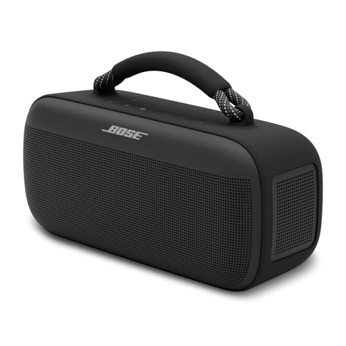 Bose SoundLink Max Portable Speaker, Large IP67 Waterproof Bluetooth Speaker, Up to 20 Hours of Playtime, USB-C, Built-in 3.5mm AUX Input, Black