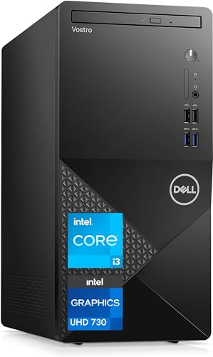 Dell Vostro 3910 Desktop Computer | 12th Gen Intel 4-Core Processor | 16GB DDR4 RAM | 256GB SSD + 1TB HDD | Intel UHD Graphics 730 | WiFi 6 | DVD-RW | Display Port | HDMI | Windows 11 Pro