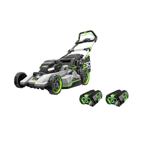 EGO LM2132SP-2 21-Inch 56-Volt Select Cut™ Self-Propelled Lawn Mower with Touch Drive™, (2) 4.0Ah Batteries and 550W Rapid Charger Included.