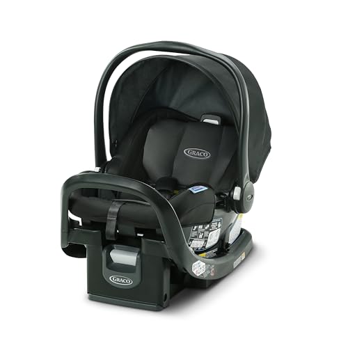 Graco SnugFit 35 Infant Car Seat with Simply Safe Adjust Harness System | Baby Car Seat with Anti Rebound Bar, Gotham