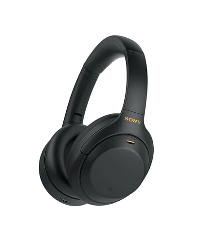 Sony WH-1000XM4 Wireless Premium Noise Canceling Overhead Headphones with Mic for Phone-Call and Alexa Voice Control, Black WH1000XM4