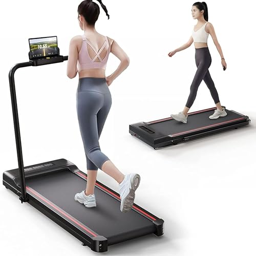 Sperax Treadmill,Walking Pad,Under Desk Treadmill,3 in 1 Folding Treadmill,Treadmills for Home,Black Red