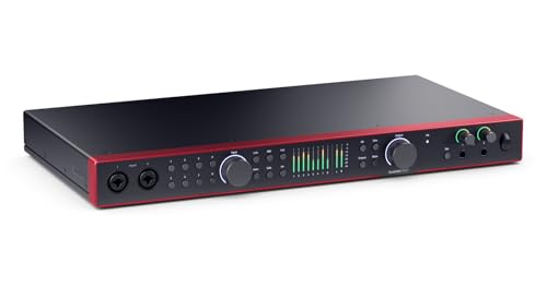 Focusrite Scarlett 18i20 4th Gen USB Audio Interface, for Multitrack Recording, Music Production and Podcasting — High-Fidelity, Studio Quality Recording, and All the Software You Need to Record