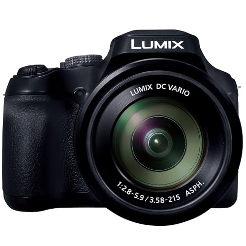 Panasonic LUMIX FZ80D Compact Camera with 20-1200mm Zoom Lens, Point and Shoot Digital Camera with 4K Video/Photo Recording and Power Optical Image Stabilizer - DC-FZ80D